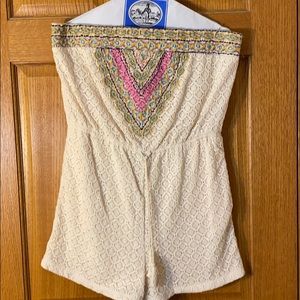 Sleeveless romper